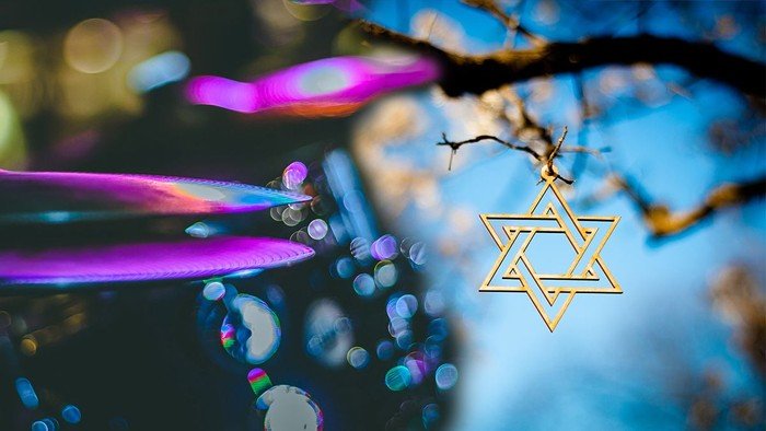 Symbolbild mit Davidstern