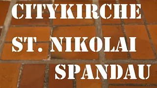 Stencil "Citykirche St. Nikolai Spandau"