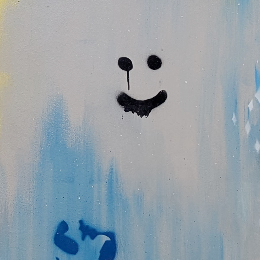 Graffiti-Smiley
