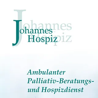 Schriftzug Johannes Hospiz - Ambulanter Pallativ-Beratungs- und Hospizdienst