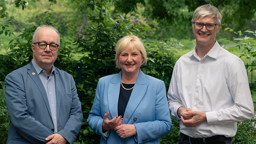 Gruppenfoto: Stefan Pfeiffer, Carola Wiedermann-Tipotsch, Alexander Remler